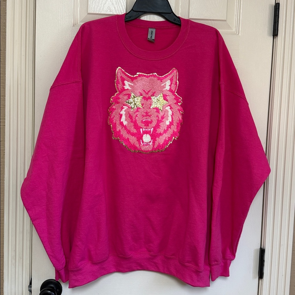 Gildan Heavy Blend Pink Sweatshirt